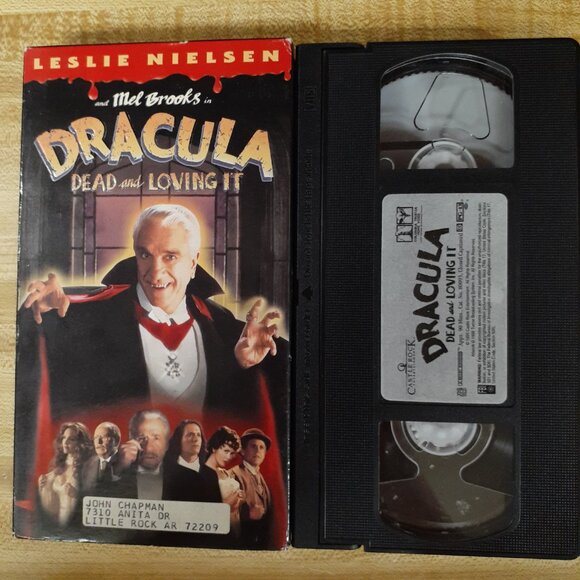 Dracula Dead and Loving It VHS 1996 Leslie Nielsen Mel Brooks Horror Comedy Vamp - Picture 5 of 6